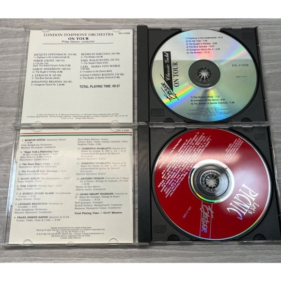 Exelsior Classical Music CD Lot of 6 Classic Gold Gershwin Debussy Pavarotti - Picture 7 of 7